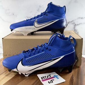 Nike Vapor Edge Pro 360 2 Royal Blue White Football Cleats DA5456-414 Size 9.5